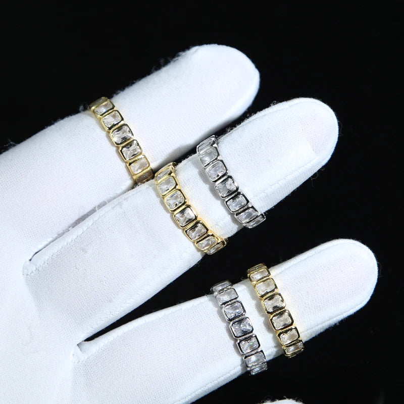 Inel Geometric GIRLMIDNIGHT Argint 925 - Zirconiu 57