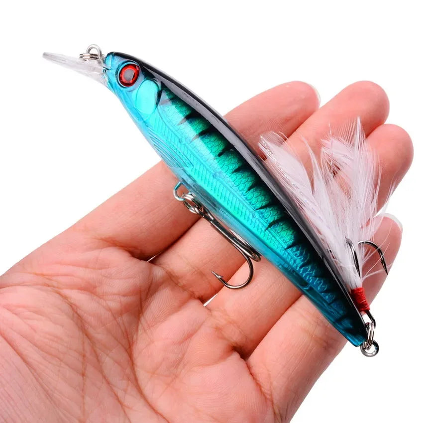 AOracle Laser Minnow Schwimmköder - 11cm 13g 0.6-1.8m
