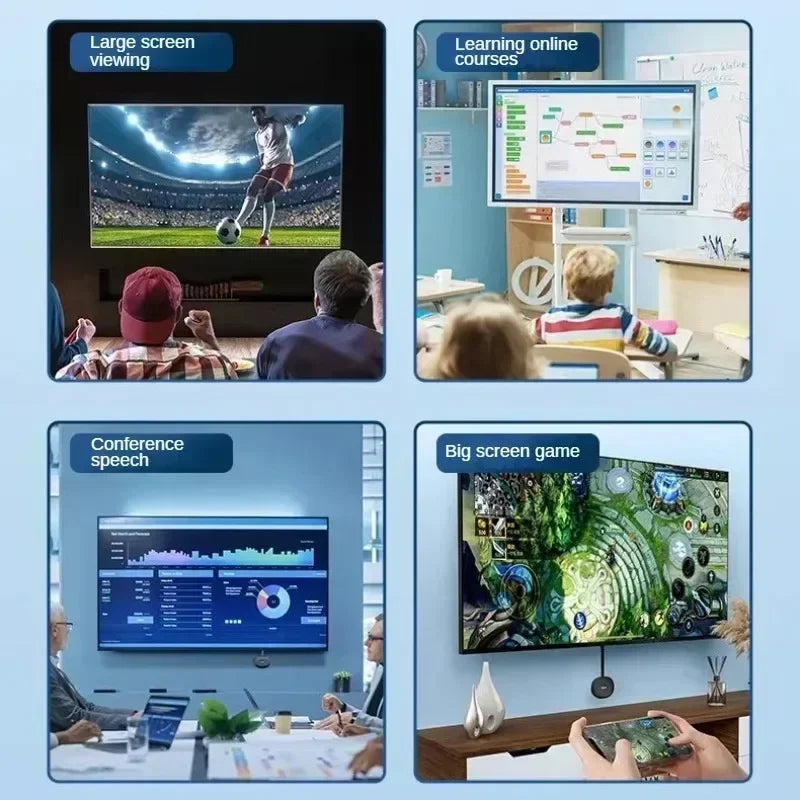 Dongle VIKEFON 1080P Miracast - HDMI USB C WLAN portabil