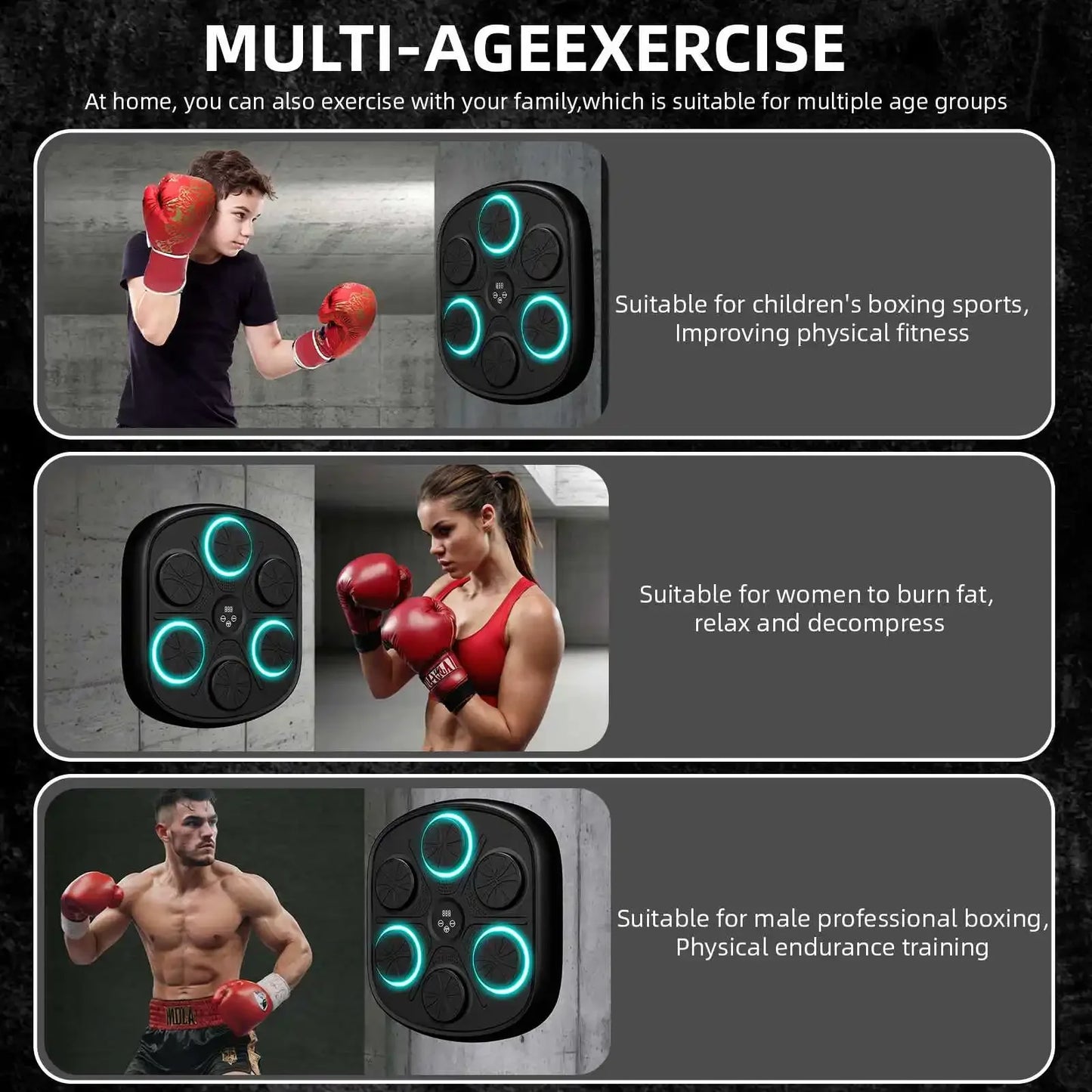 NEW Smart Music Boxing Training Machine - Deutsche Version 2025