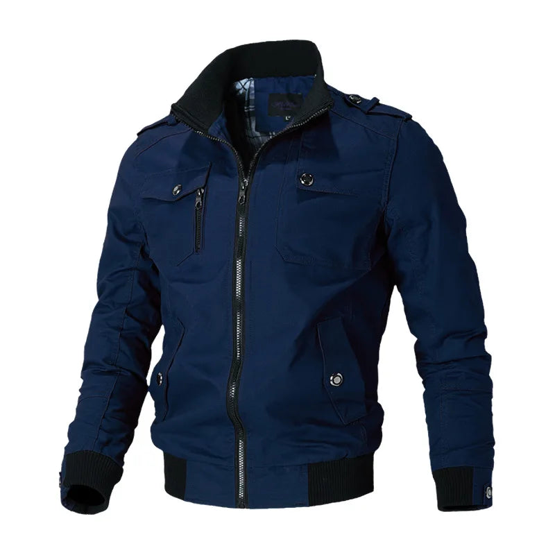 FrühlingHerbst Jacke Slim Fit - Winddicht, Polyester, XXL