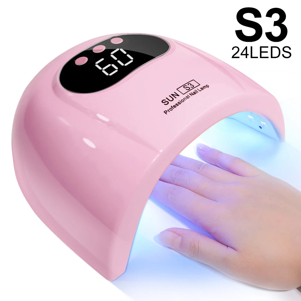 Limegirl UV Lampe 88W Schnell - 24 LEDs 17.5x18x8.7cm