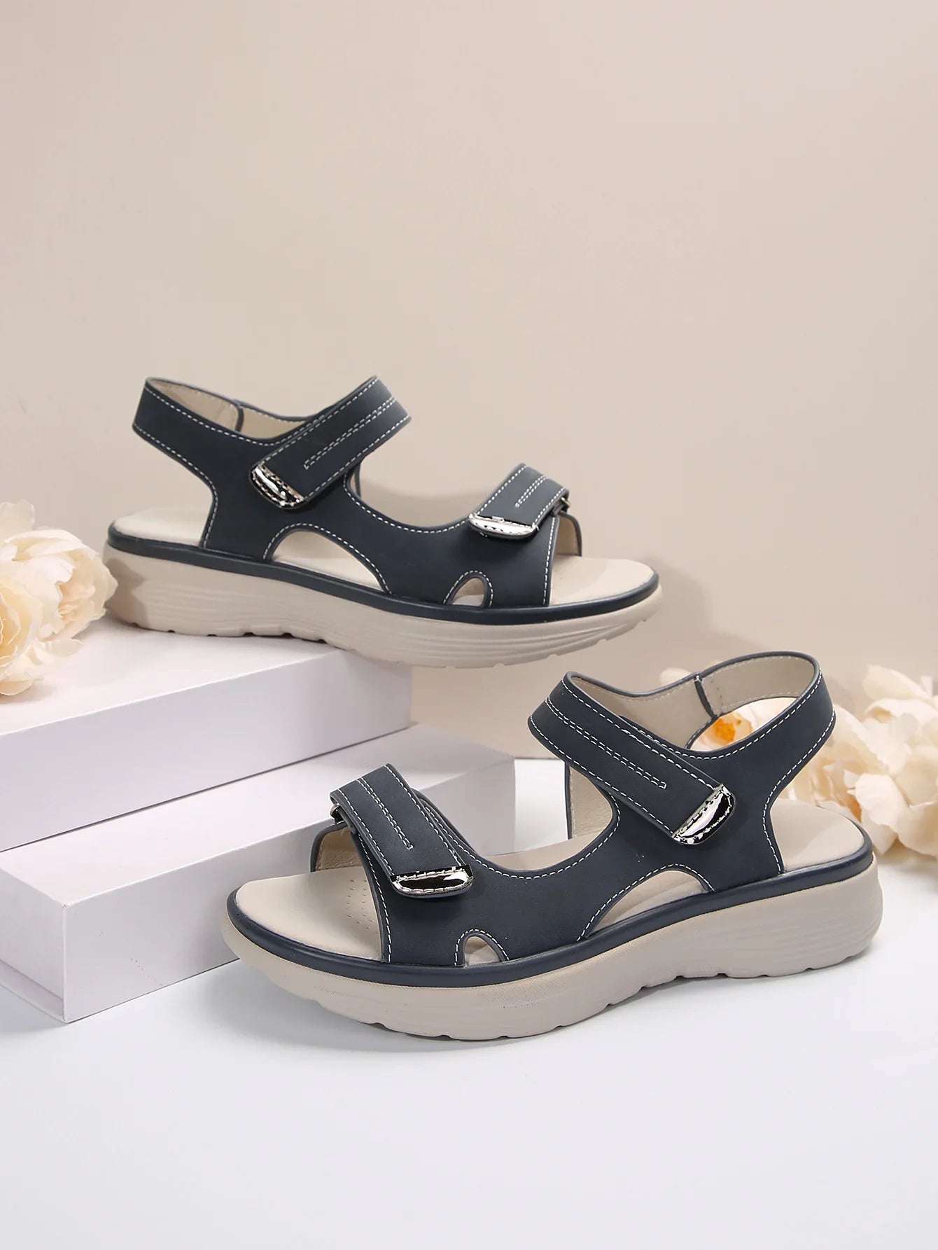 JAYHW Wedges Atmungsaktiv - Damen Rutschfest Keil 1-3cm