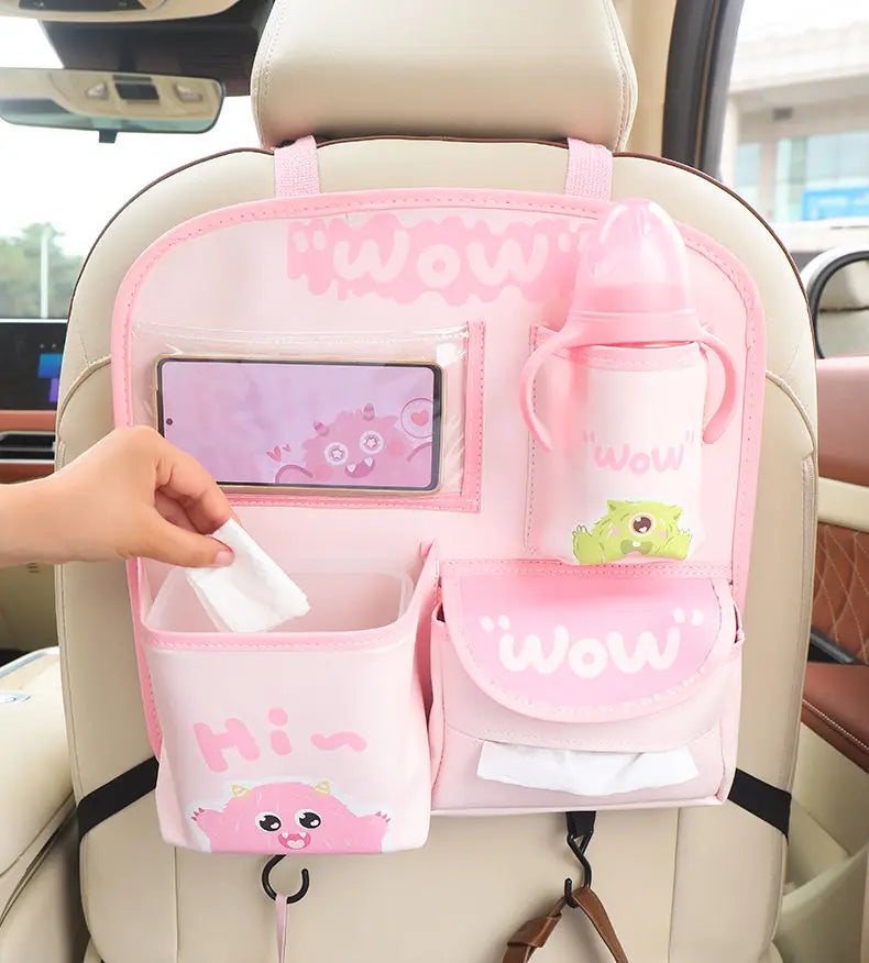 Car Seat Back Storage Bag Hanging Bag Multifunctional Storage Box Car Seat Back Storage Bag Car Interior Decoration Supplies