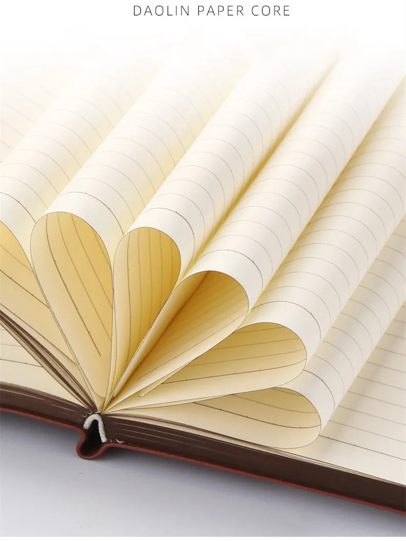 SQUMIDER A5 Geprägtes PU Leder Notizbuch - 120 Seiten