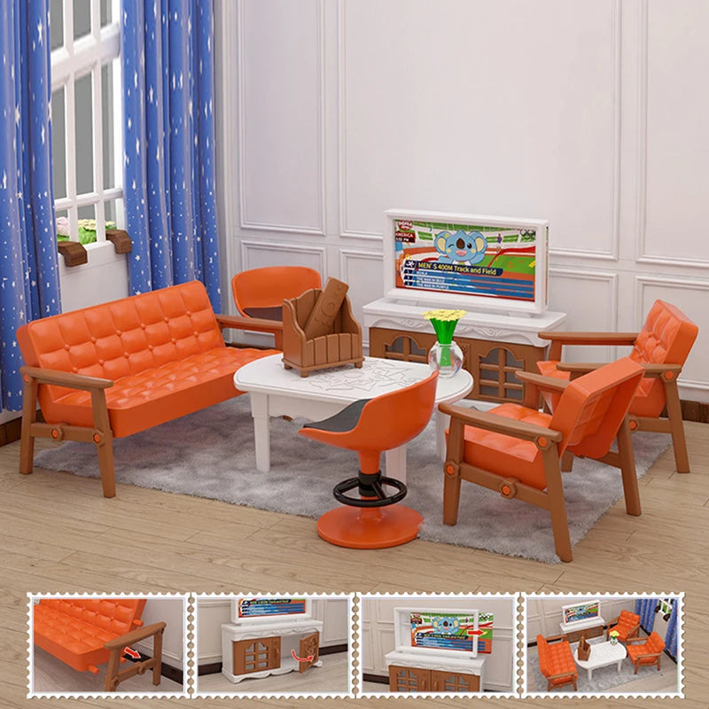 Diapercore Puppenhaus Möbelset Miniatur - 1:12 Plastik 6-12J