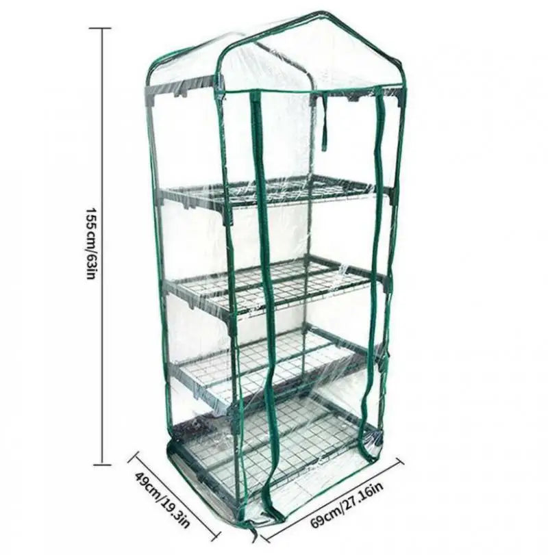 Small Greenhouse 2-5 Tier For Garden Gardening Flowerpot Tent Plant Greenhouse Flower House Plant Grow Plant Grow Bags Warm