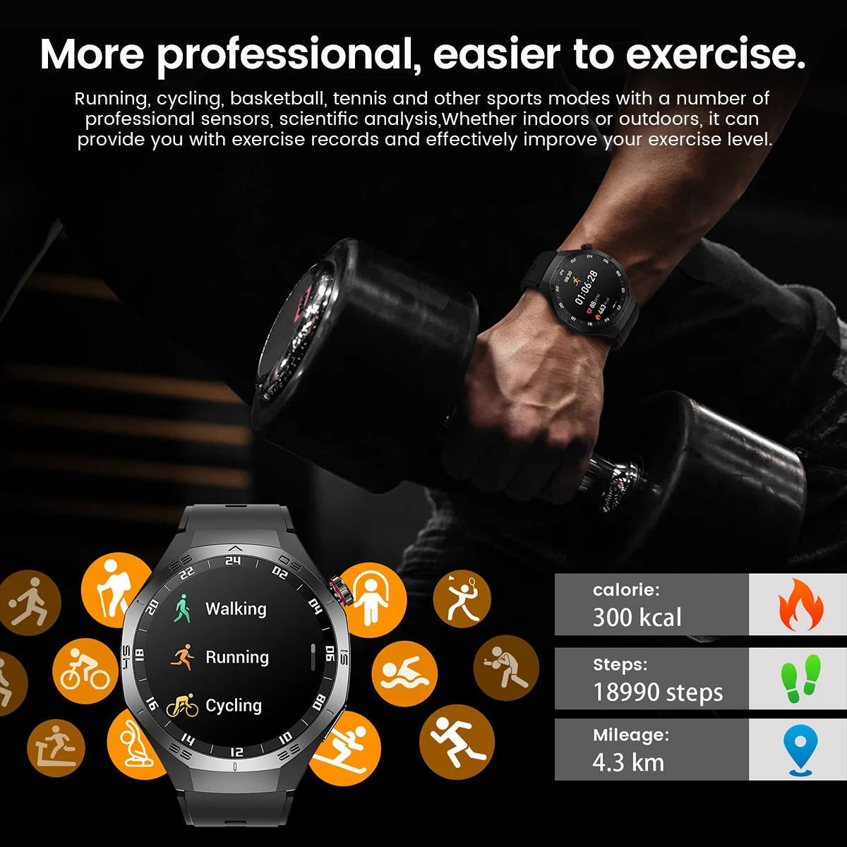 Huawei GT5 Pro AMOLED Display - 1.52 Zoll GPS IP68 Puls