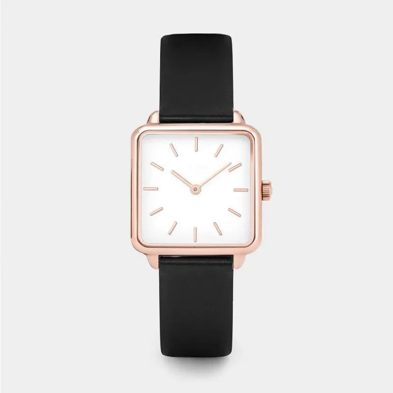 Luxuriöse Strass Damenuhren - Top Marke Elegante Quadratische Analog Quarz Uhr - Modische Damenuhr Geschenk