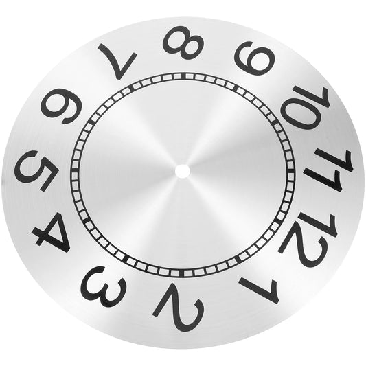 Clock Dial Round Plate Wall Panel Clocks DIY Faces for Crafts Handmade Materials