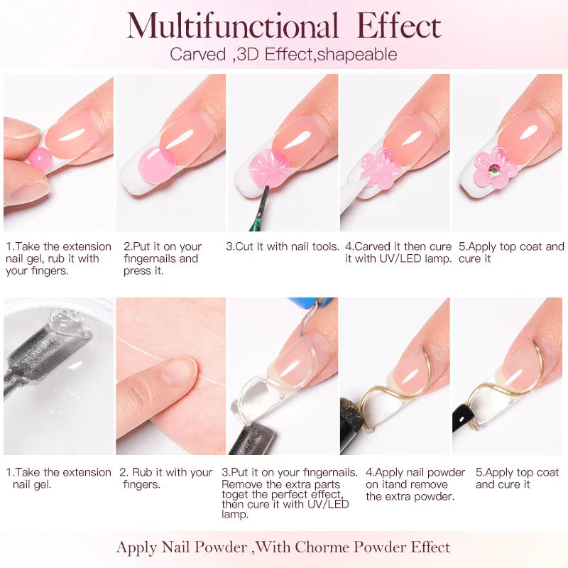 Gel solid ProNail non-lipicios - 7ml aderență puternică