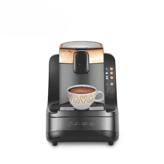 Automatic Coffee Machine, 120V, UL, White, Gold, Medium