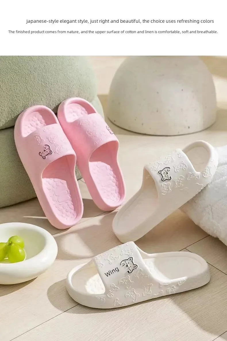 Frauen Sommer EVA Hausschuhe Innen Heim Bad Rutschfest Weich Breit Komfort Paar Hausschuhe Unisex Outdoor Strand Flip Flops Männer Slides