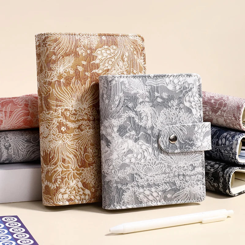 Notizbuch-Hülle A5 2025 - Vintage PU Leder DIY Binder Agenda Planner Schule