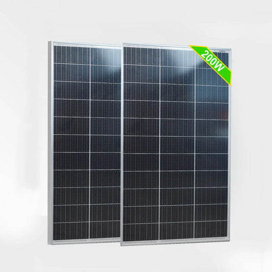 100W 200W 300W 400W Solar Panel 18V Rigid Glass Photovoltaic Panel Monocrystaillne Solar Cell For 12V/24V Battery Charger