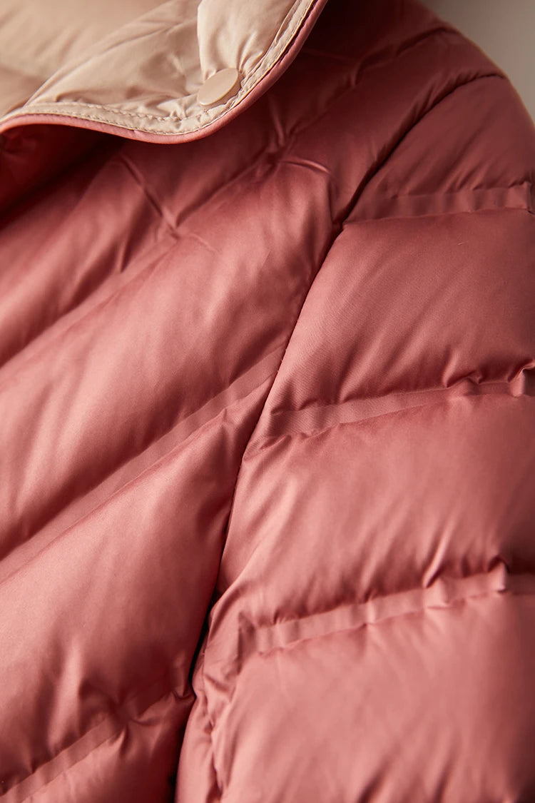 Jachetă Janveny Ultralight Down - Mărimea M Glugă cu două fețe