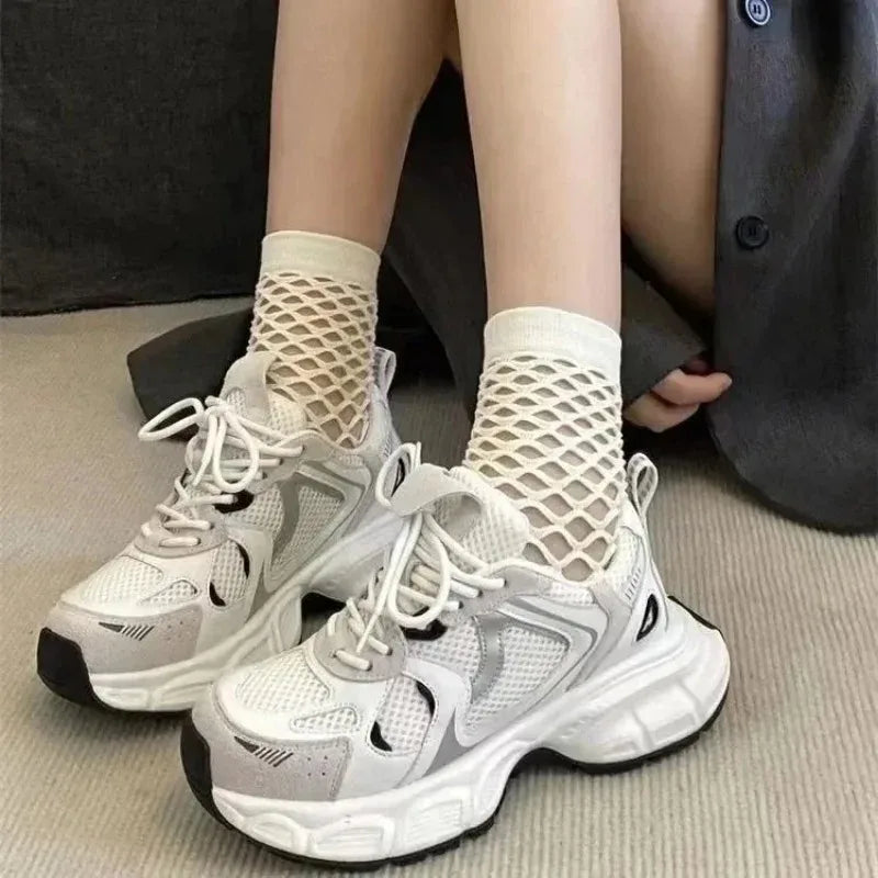 Fashion Small White Shoes Women New Spring and Autumn Leisure Sports Shoes Girls with Thick Soles Low Style Sneakers Shoes