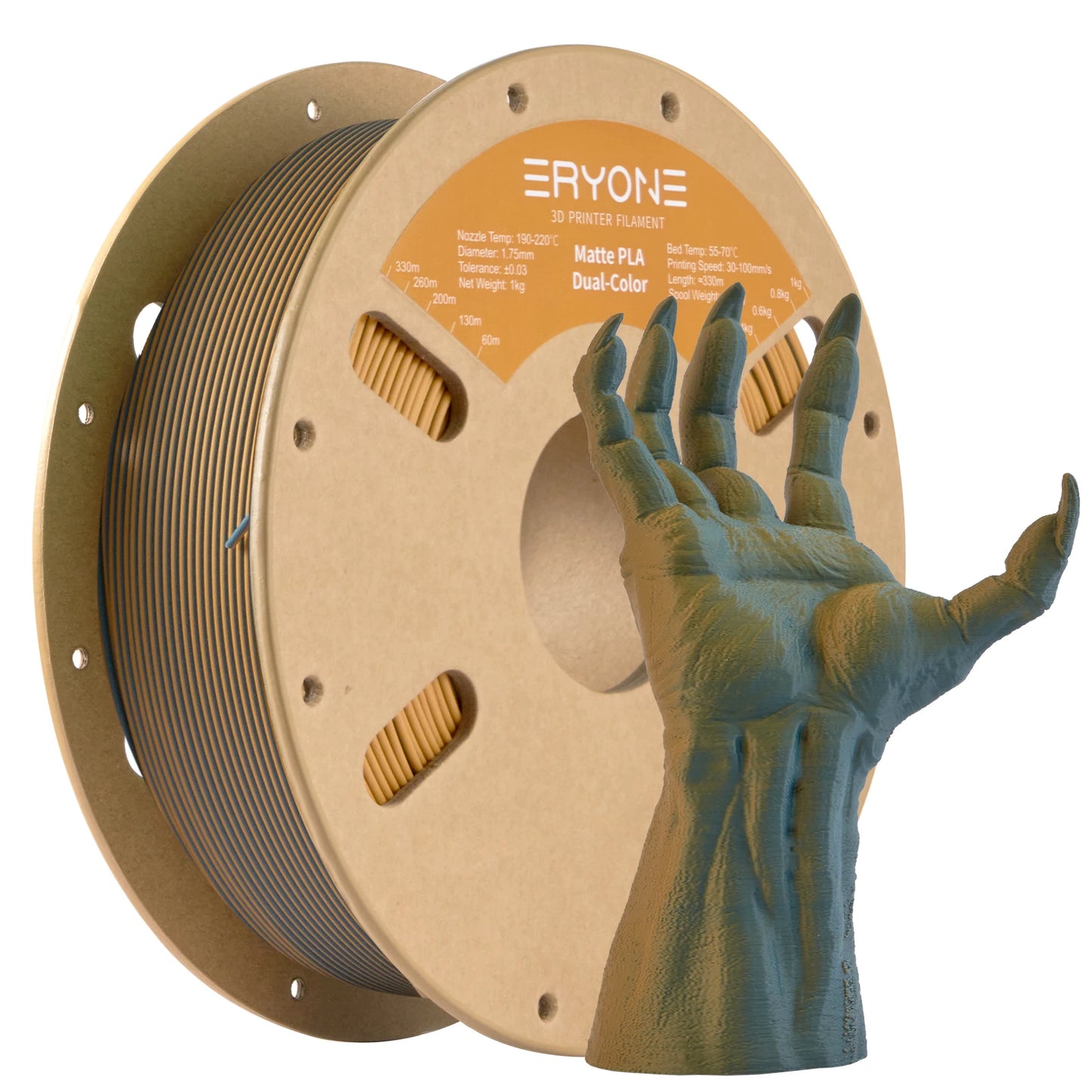 ERYONE Matte Dual Color PLA - 1,75 mm 1 kg Toleranz 0,03 mm