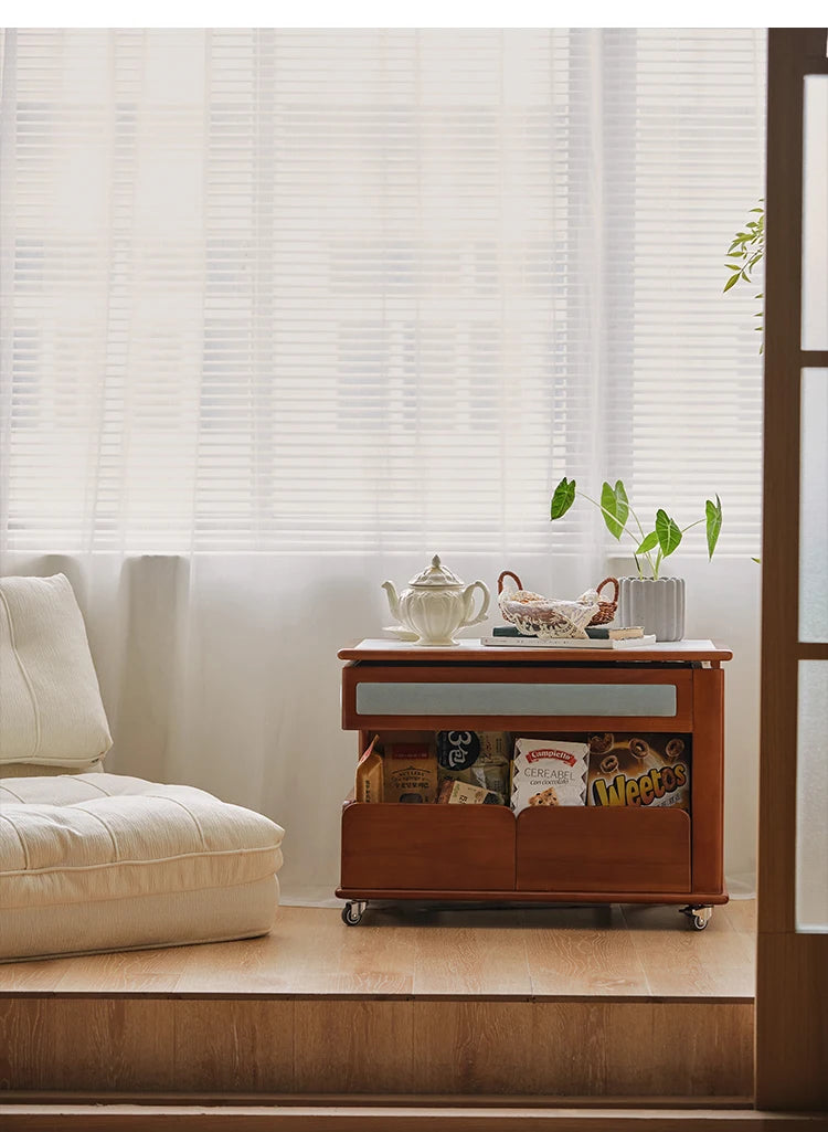 Cabinet Wood Coffee Table Lift Portable Walnut Design Living Room Side Table Folding Modern Luxury Mesa De Centro Sala Furniture