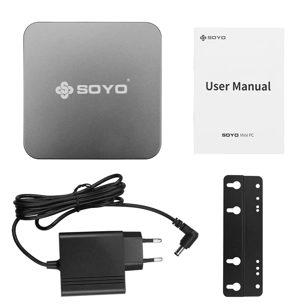 SOYO M4 Air N95 Mini PC - 256GB SSD, 3,4 GHz, kompakt