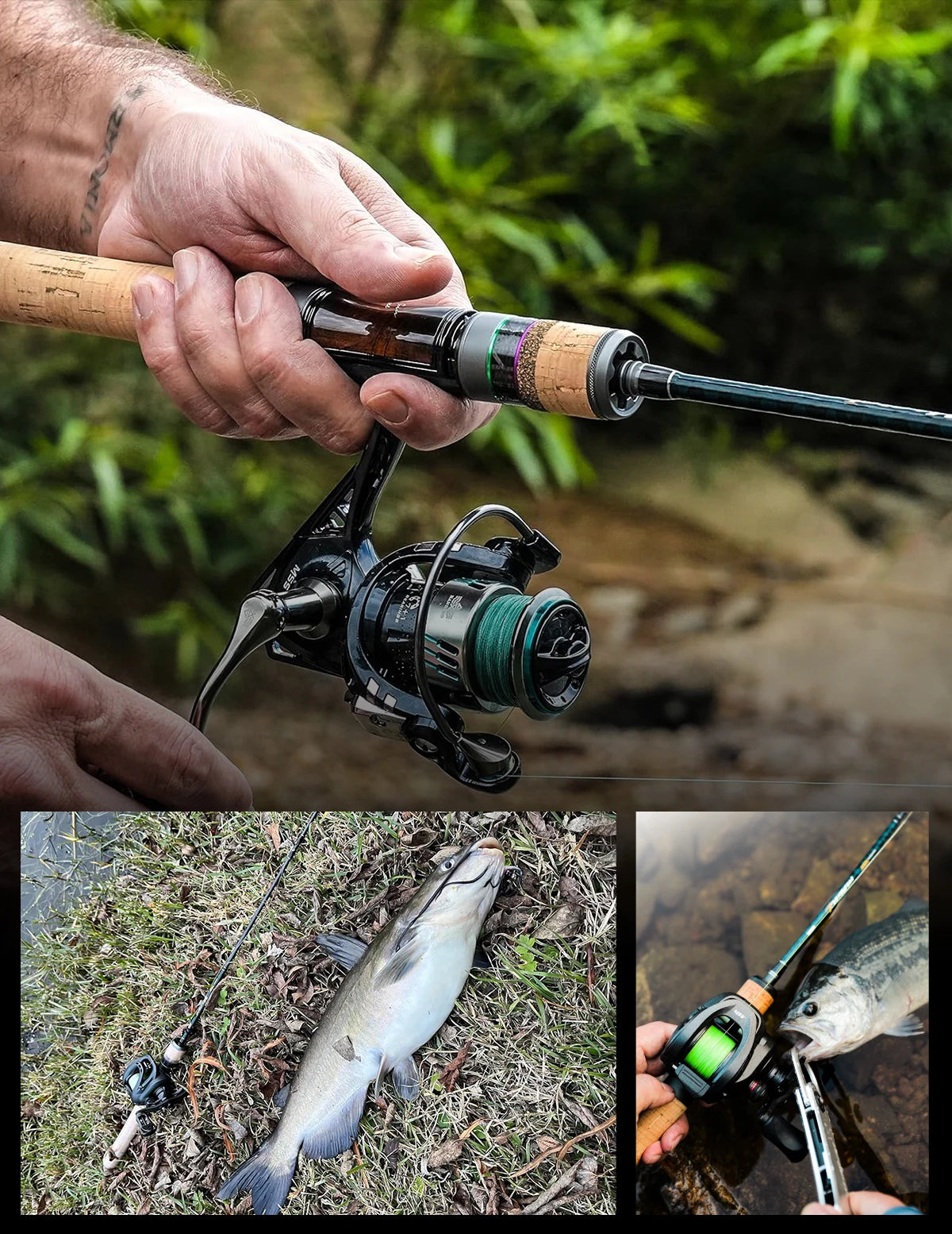 HANDING 78g Magic L Micro BFS Fishing Rod Carbon Fishing Rod Lure Weight 1-8g FUJI® O+A Guide Rings UL/L Casting Rod for Trout