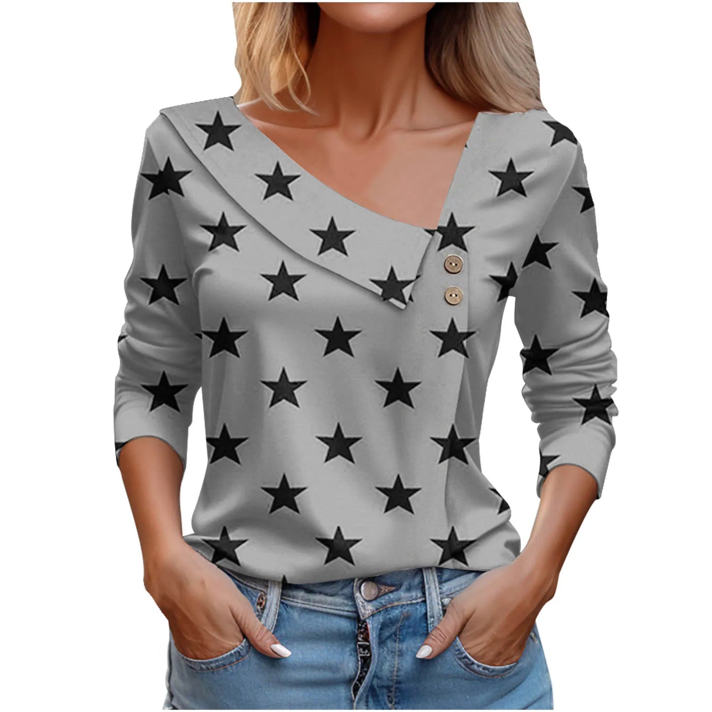 T Shirt For Women Fashion Long Sleeve Top White Floral Print Shirts And Blouses 3D Print Clothes For Women 2025 y2k