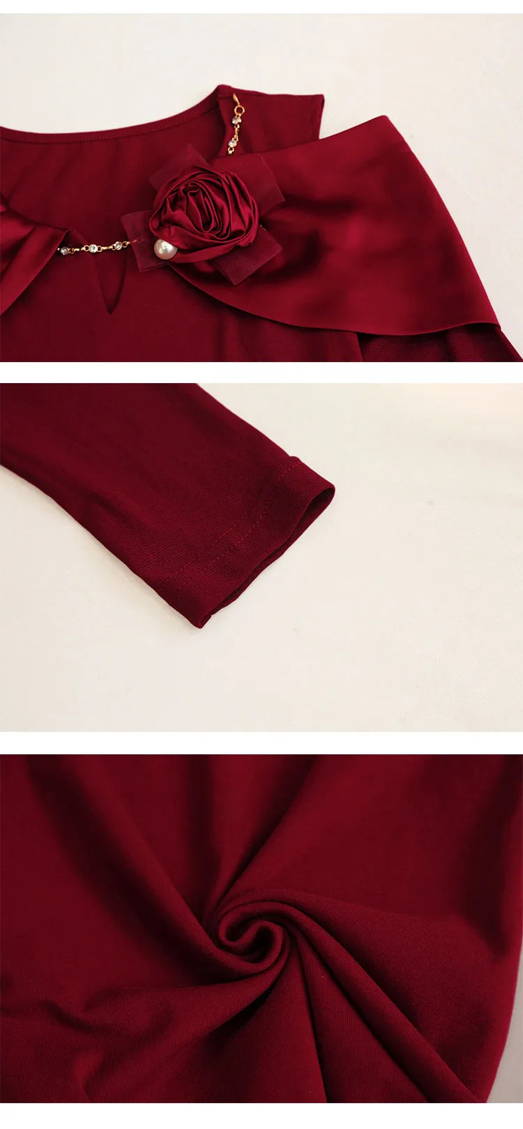 Women T-shirt Fashion T Shirt Cotton Slim Tee For Ladies Autumn Clothing New Long Sleeve Beading V-Neck Tops