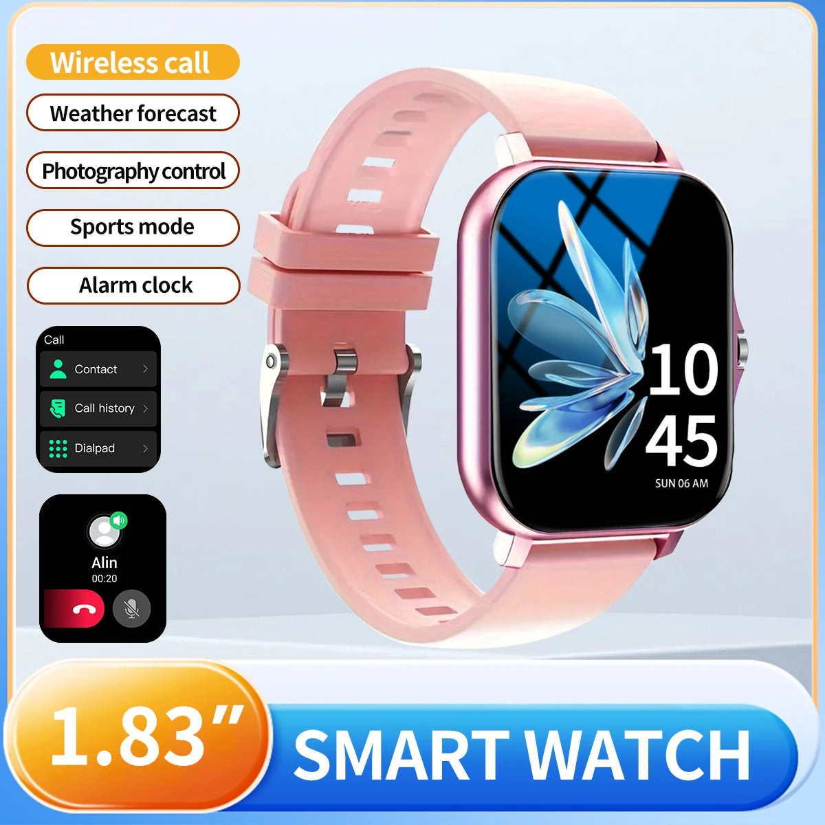 Smartwatch 2025: Outdoor Sports Wireless Calling - Multifunktional Herren Damen Sport Collection