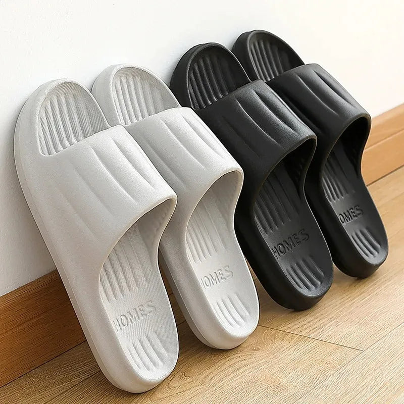 Heim Hausschuhe Frauen Männer Sommer Sandalen Weich EVA Slides Strand Flip Flops Paare Badezimmer Rutschfest Schuhe