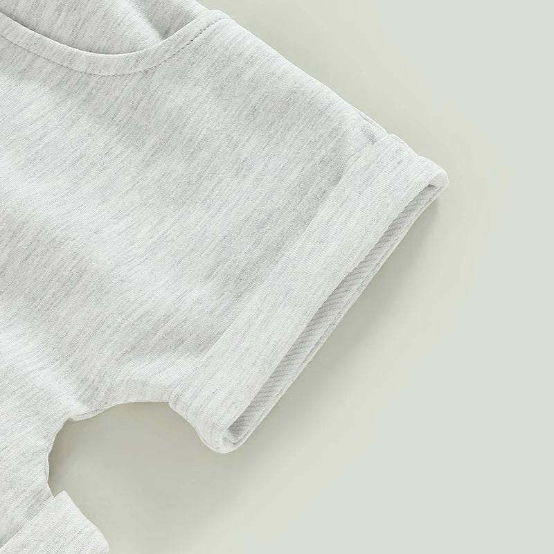 Canrulo Babyset Sommer Baumwolle Kurzarm - Gr 0-36M Elastik