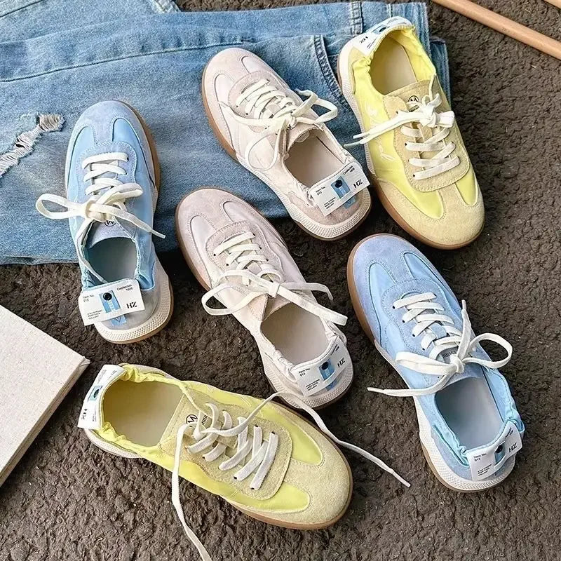 Sneakers Flat Women Footwear Sports Ladies Shoes Lace Up Luxury A On Offer Urban Young On Sale And Low Price Light New In Spring