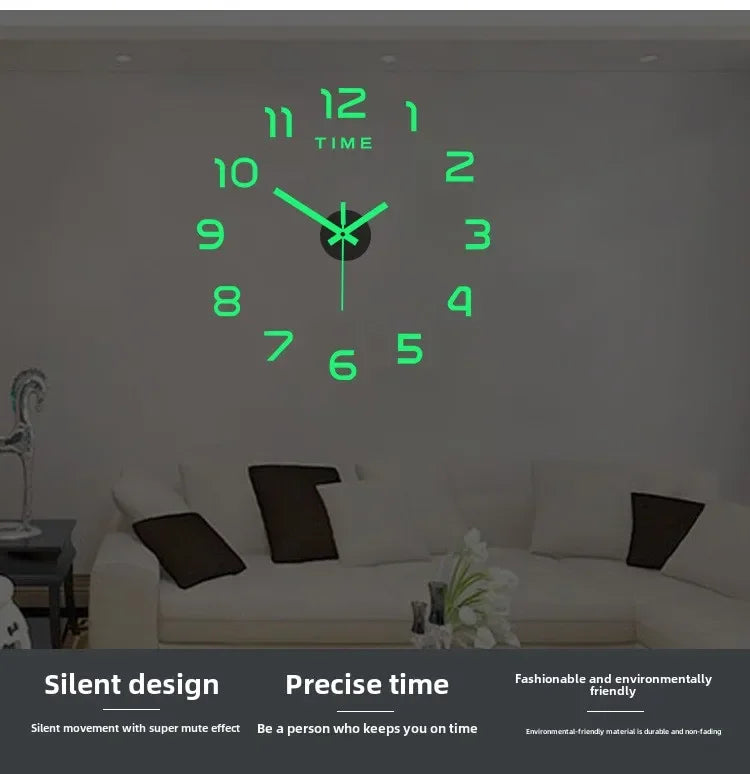 Wanduhr-Kunst 2025: Aesthetic Glow-in-Dark - DIY Home Decor Collection