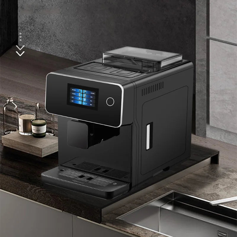 Commercial Coffee Machine Touch Screen Fully Automatic Italian American Coffee Household Freshly Ground RM-A10 Espresso Machine