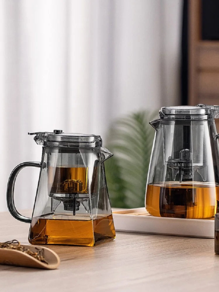 GlasTea Pro Ein-Tasten Hitzebeständig - 450ml Filter Klein