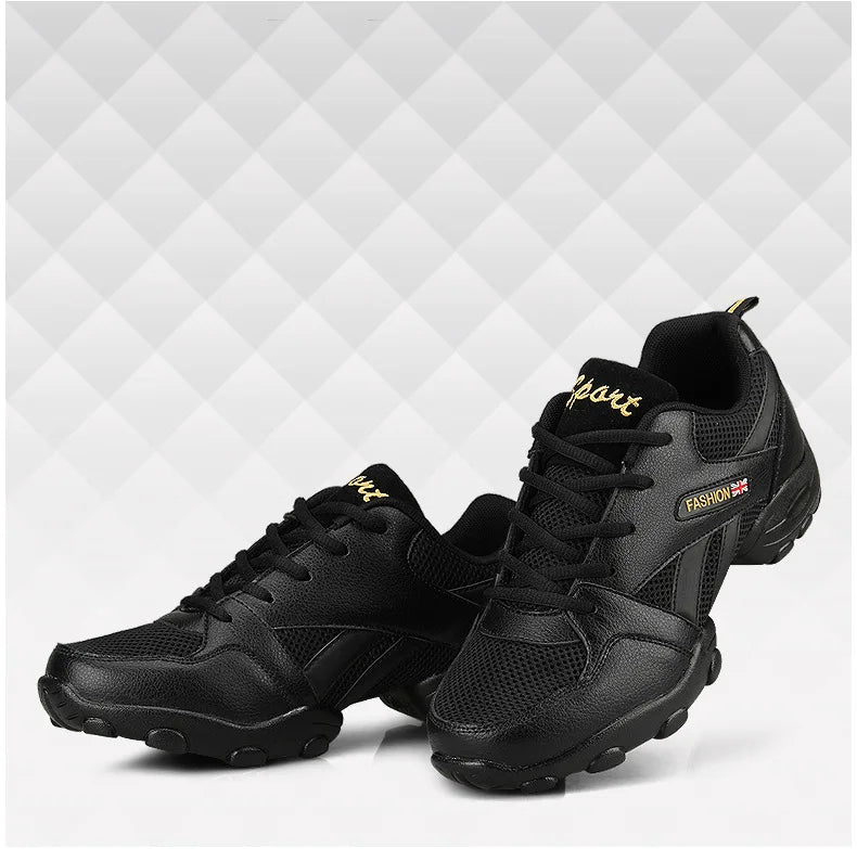 Men's Dance Sneakers High Quality Fitness Shoes Man Soft Sole Modern Jazz Outdoor Travel Gym Yoga Sports Dance Shoes Latin Shoes