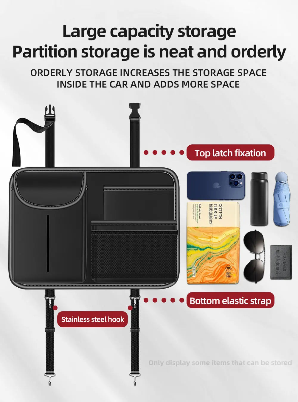 Car Seat Back Hanging Bag