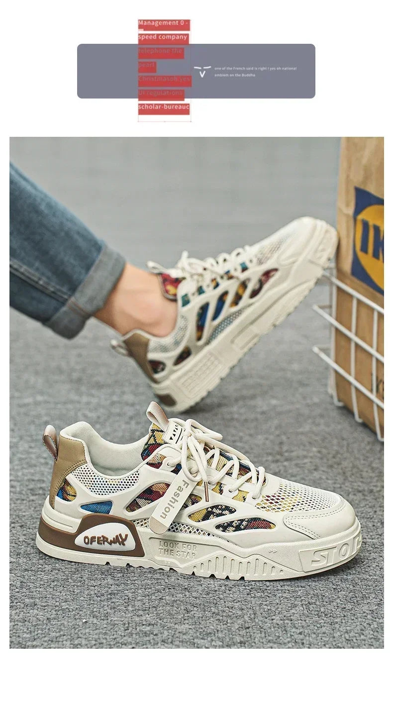 Zapatillas Hombre 2024 - Adidași de lux pentru skateboard, Tenis Masculino Respirable și Cómodo (Casual/Running)