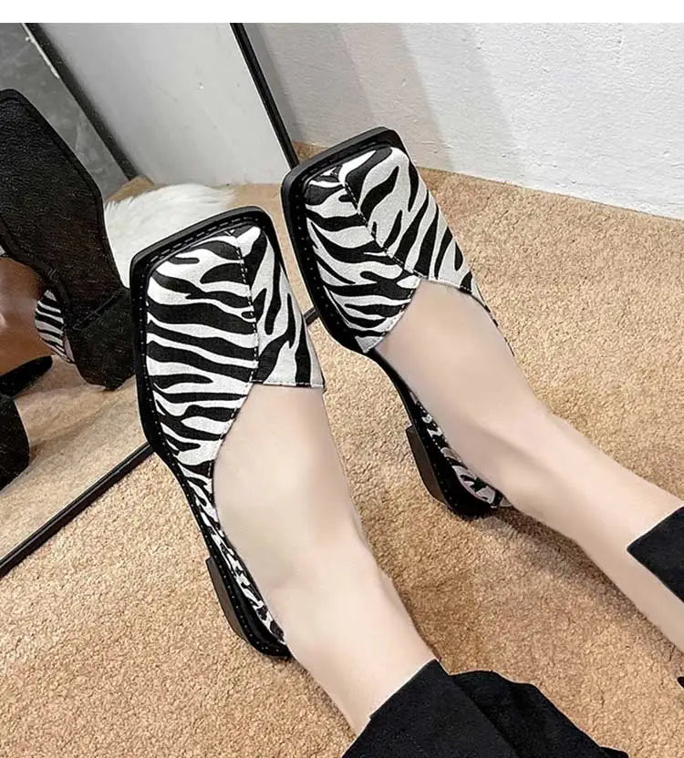 Women's Sandals Elegant Summer Shoes For Women Summer Sandals Slip On Low Heels Sandals Shoes Female 2025 New Sandalias De Mujer