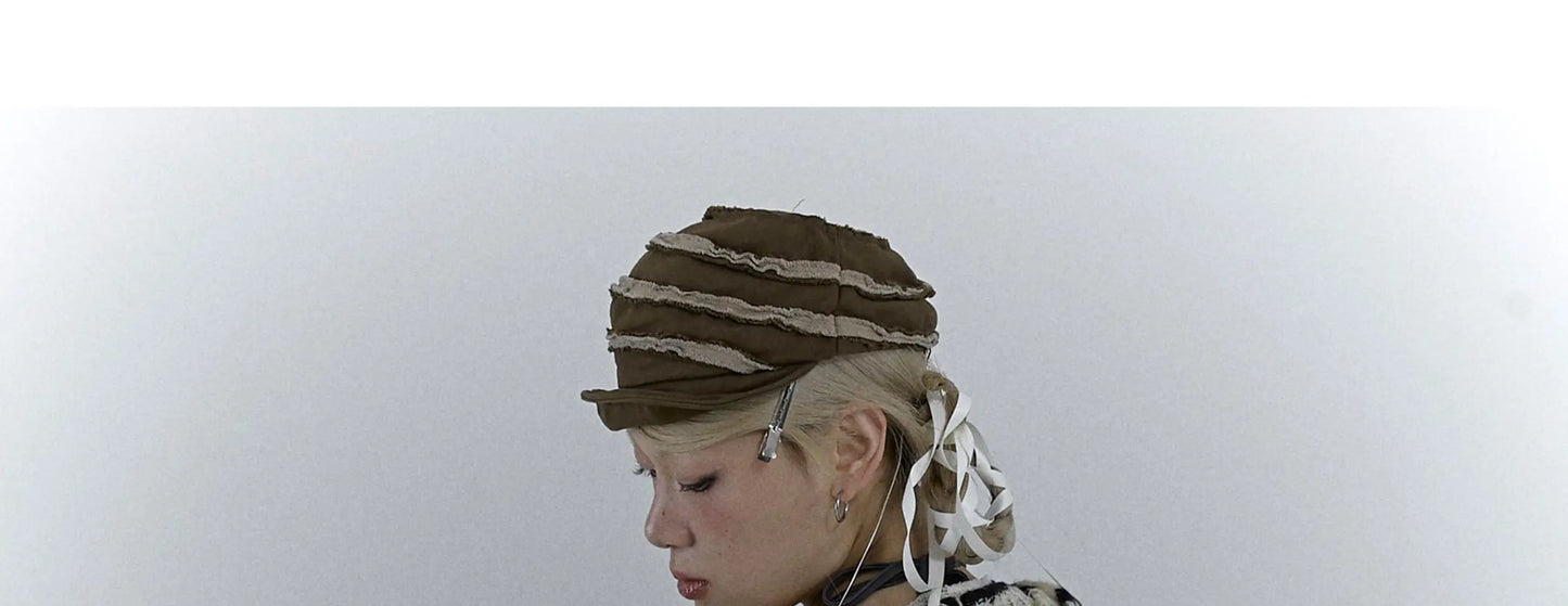 Karrcat Grunge Strickjacke Hollow Out - S/M, Vollarm