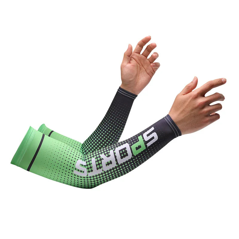 Arm-Ärmel 2025: HKXY GLOVES Sport Ice Arm Sleeves Men Cycling UV Solar - Breathable Summer Sun Protection Anti-Sunburn Long Sleeve Collection