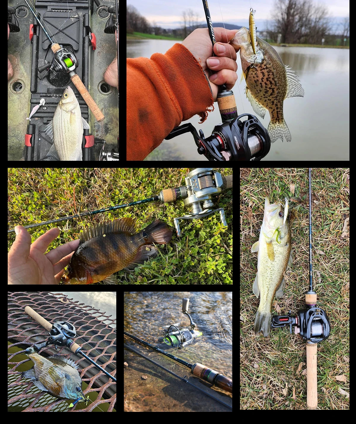 HANDING 78g Magic L Micro BFS Fishing Rod Carbon Fishing Rod Lure Weight 1-8g FUJI® O+A Guide Rings UL/L Casting Rod for Trout