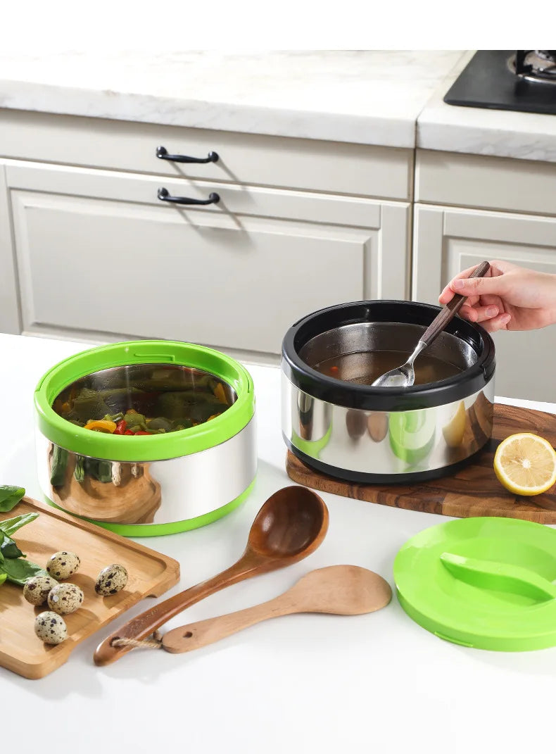 Large Capacity Commercial Portable Insulated Pot with Rice and Household Three Piece Set Insulated Bucket