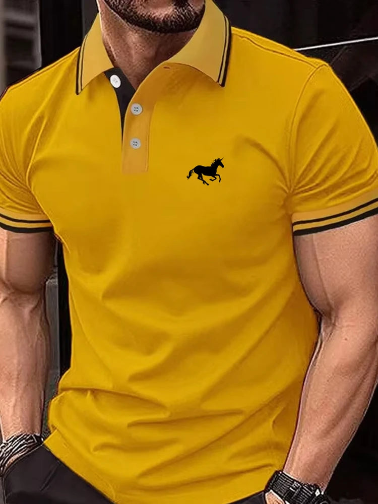 DINGSHITEM Polo-Herren Klassisch - Größe S-3XL, Polyester