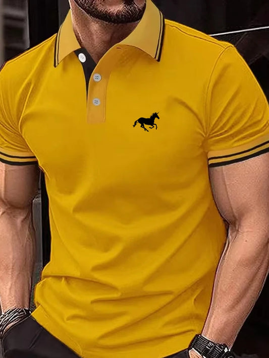 DINGSHITEM Polo-Herren Klassisch - Größe S-3XL, Polyester