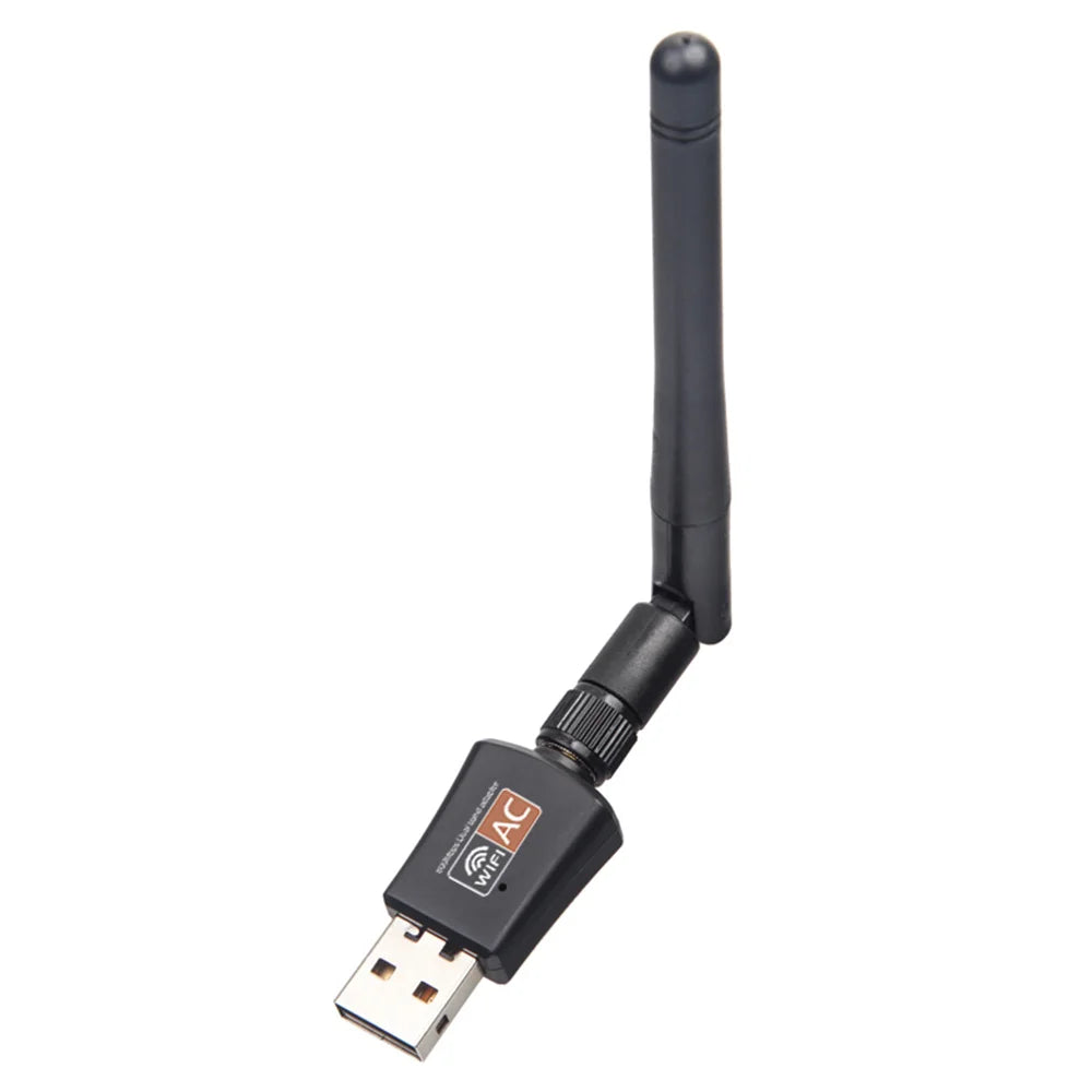 WiFi-Adapter 2025: Dual-Band 600Mbps USB - 2.4GHz 5GHz Antenna Collection