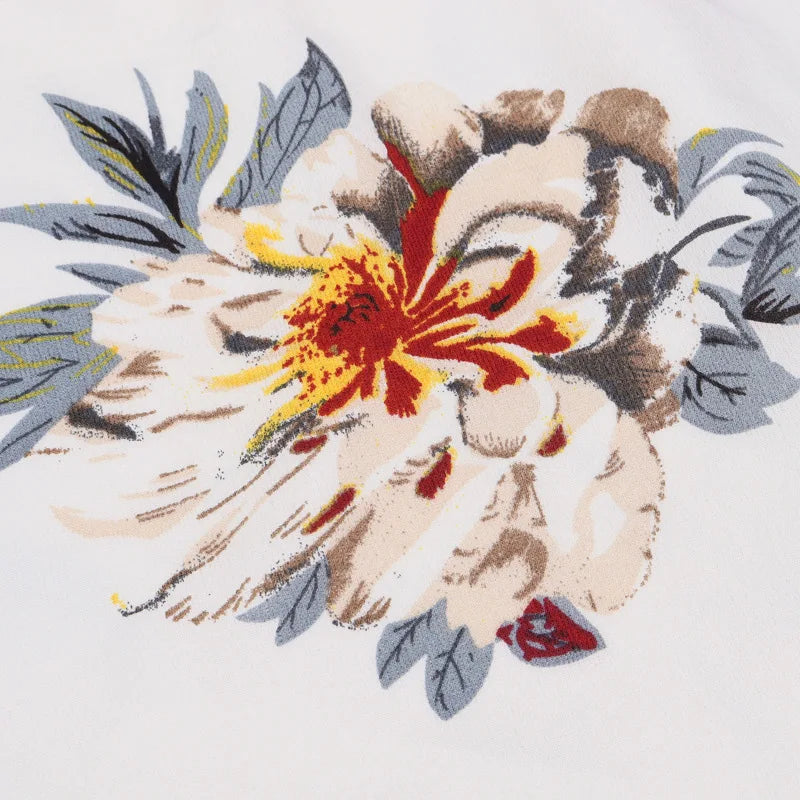 New Mother Daughter Summer Dresses Floral Slash Neck Beach Chiffon Dress Mom Mommy and Me Loose Dress Family Matching Outfits