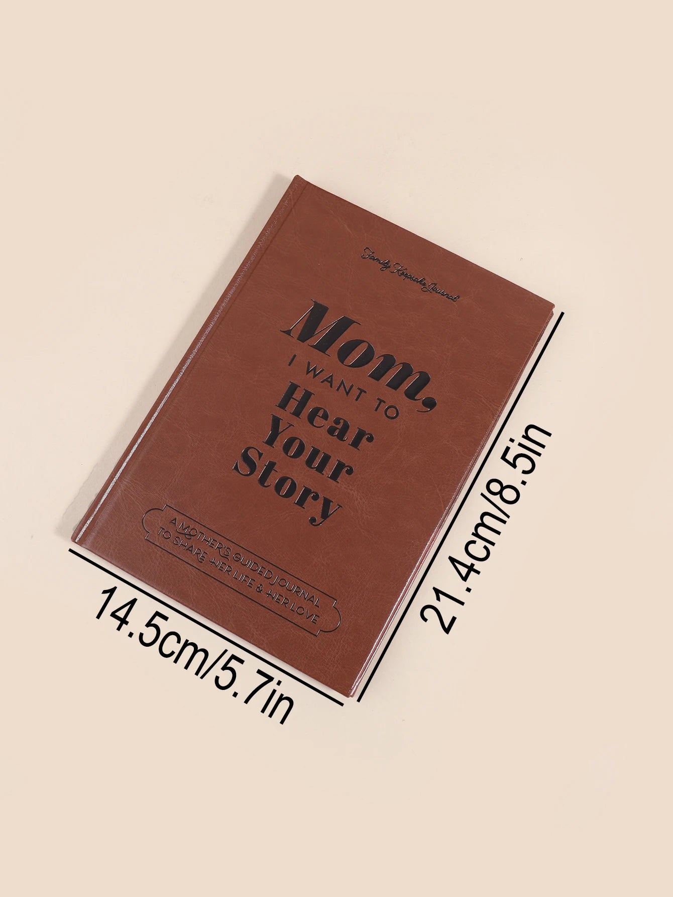 Choice Mom Ledercover Notizbuch - A5 120 Seiten Geschenk