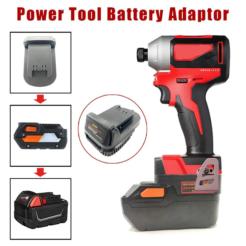 Battery Adapter Converter For Makita To RIDGID AEG,For Ridgid / AEG To Makita ,For Ridgid/AEG To Milwaukee Power Tool Use