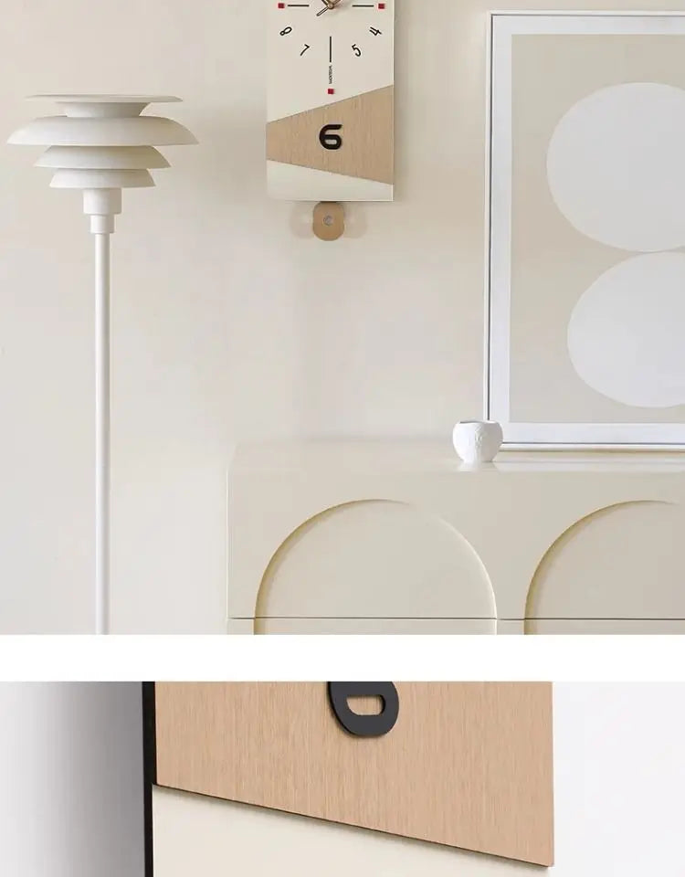Modern clock decoration can swing wall clock living room home creative clock light luxury decorative wall