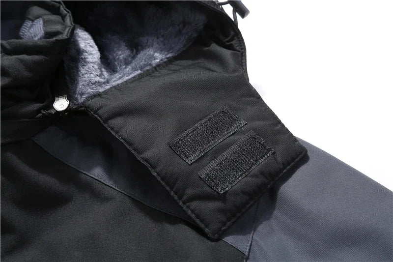 ArmeeGrün Parka Wasserdichtes Fleece - Größe 9XL, Dicke